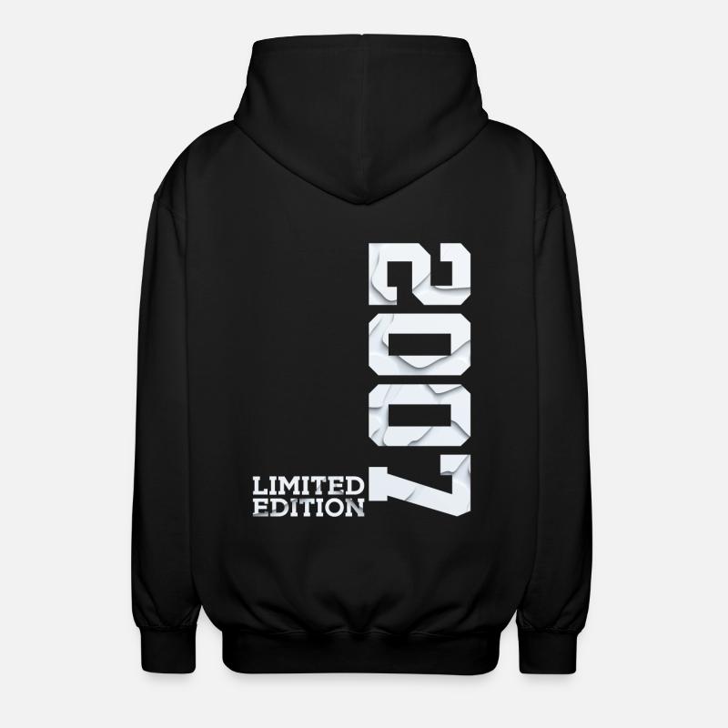 19E ANNIVERSAIRE ÉDITION LIMITÉE 2007 - Veste à capuche unisexe - noir