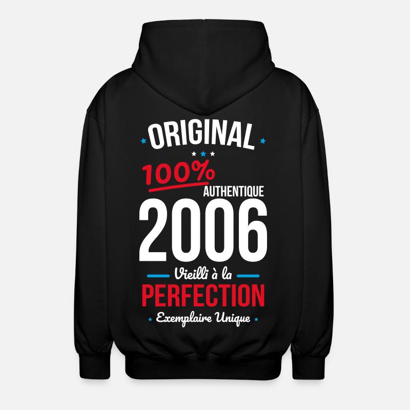 2006 – Original – Unique copy - Unisex Hooded Jacket - black