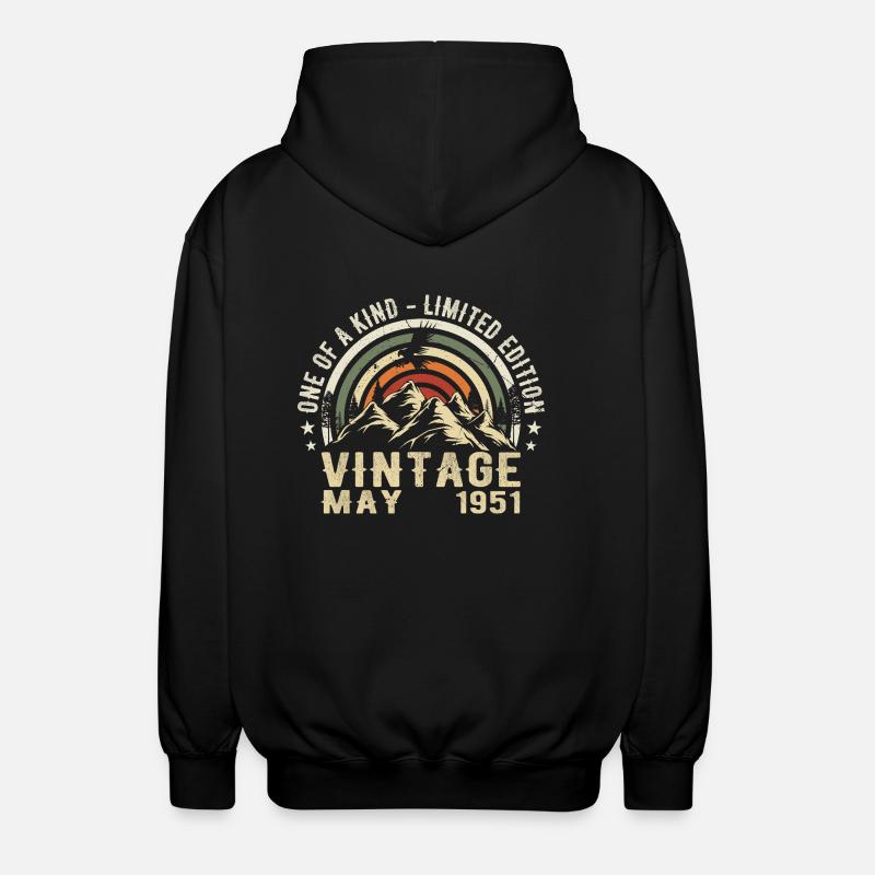May 1951 - May 1951 - Unisex Hooded Jacket - black