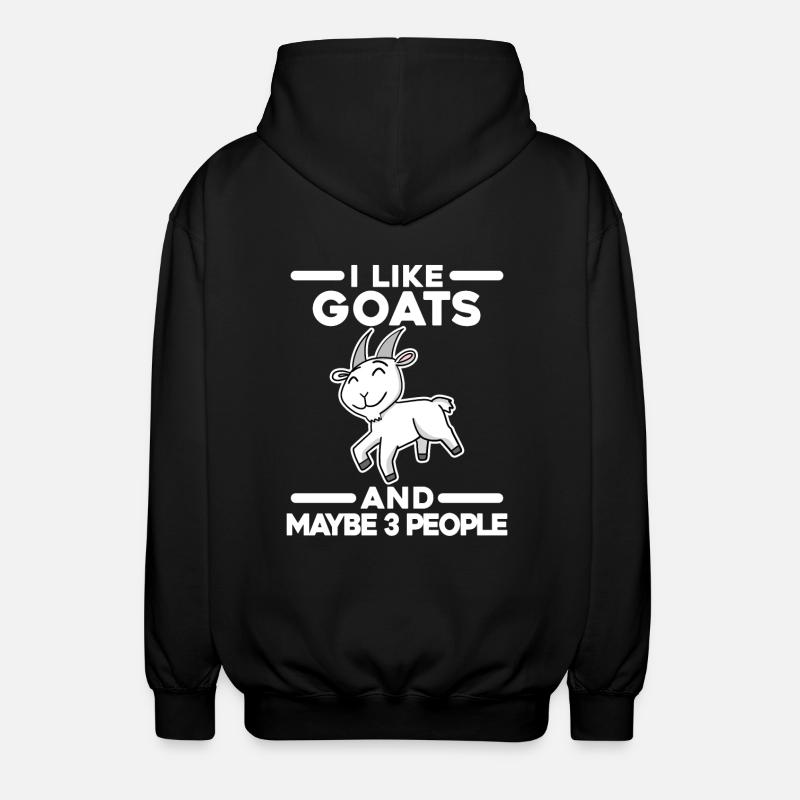 Chèvre Chèvre Buck - Veste à capuche unisexe - noir