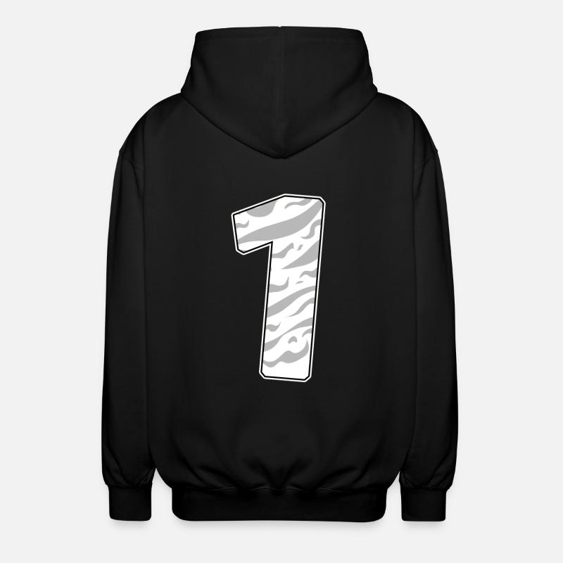 1 - Veste à capuche unisexe - noir
