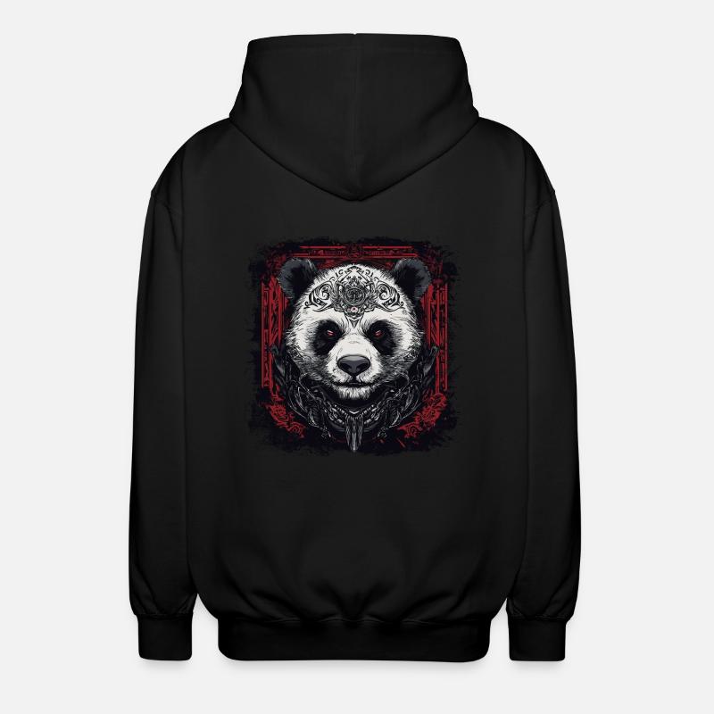 Cool Panda - Veste à capuche unisexe - noir