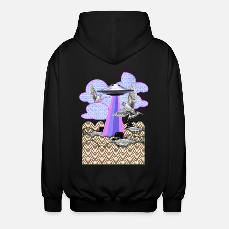 Flamingo - Veste à capuche unisexe - noir