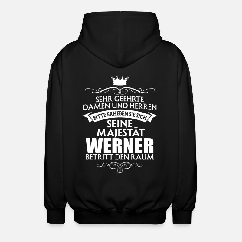 WERNER - Unisex Kapuzenjacke - Schwarz