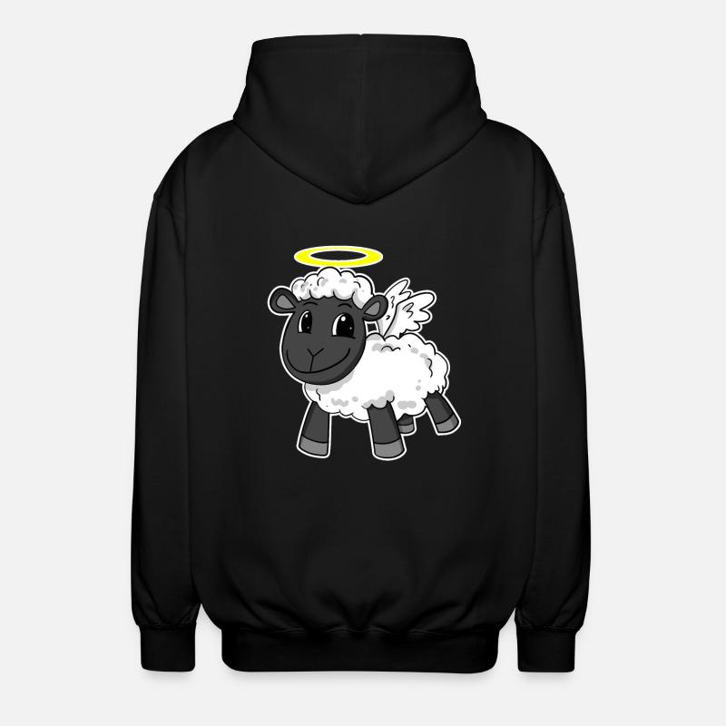 Ange mouton - Veste à capuche unisexe - noir