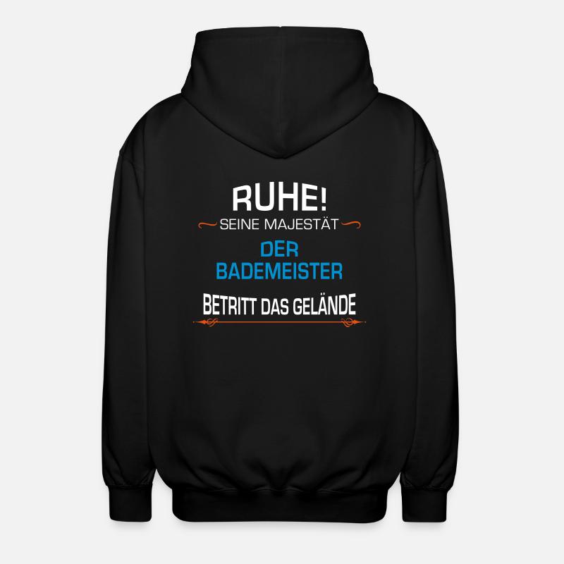 Bathing profession - Unisex Hooded Jacket - black