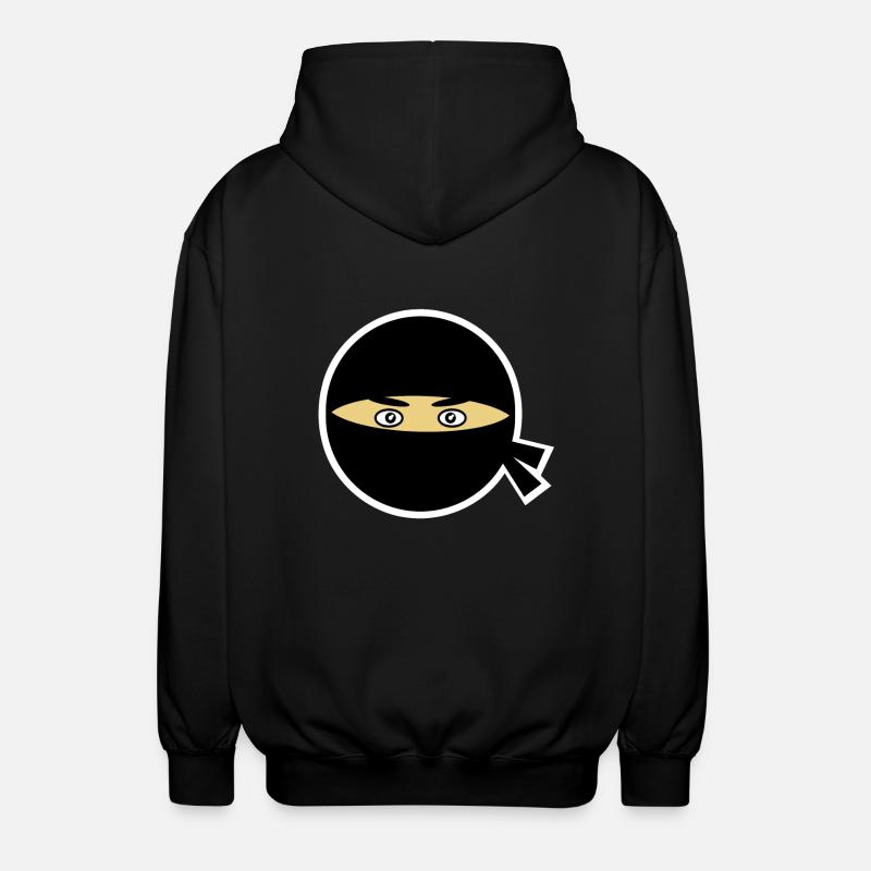 Tête de ninja - Veste à capuche unisexe - noir
