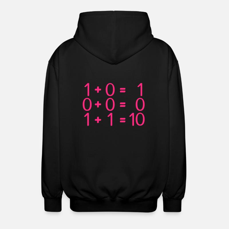 Computer science rules programmers - Unisex Hooded Jacket - black