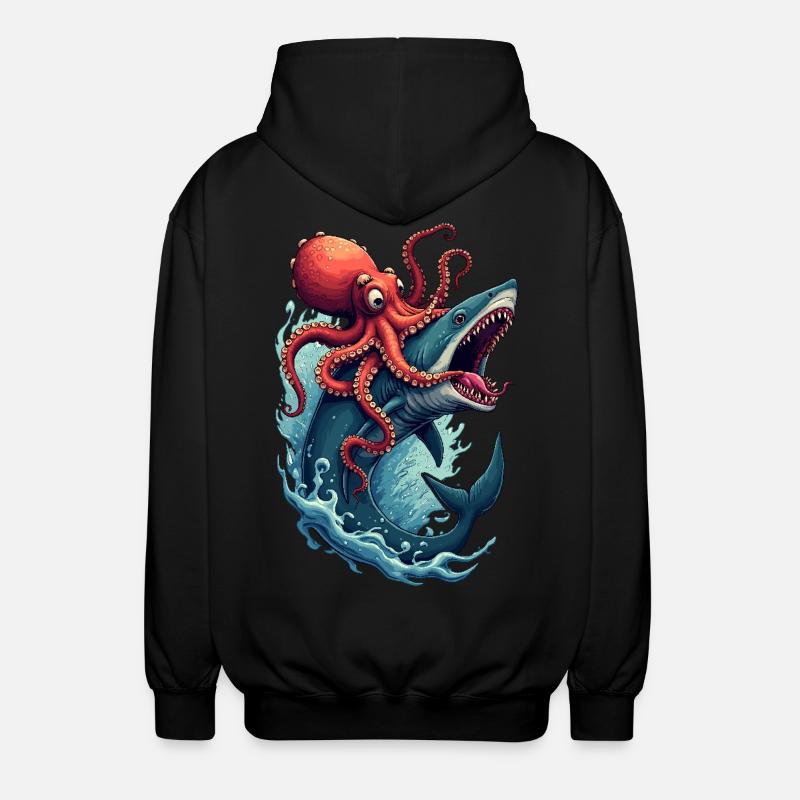 Bataille navale - Veste à capuche unisexe - noir