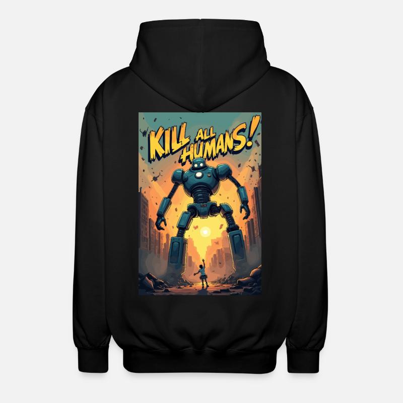 Apokalypse - Unisex Kapuzenjacke - Schwarz