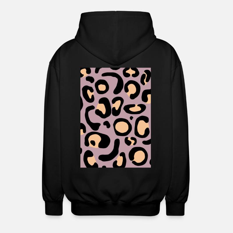 Léopard I - Veste à capuche unisexe - noir