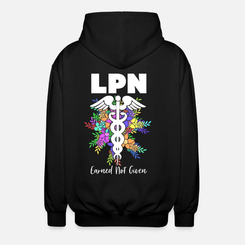 Infirmière Infirmière Infirmière - Veste à capuche unisexe - noir