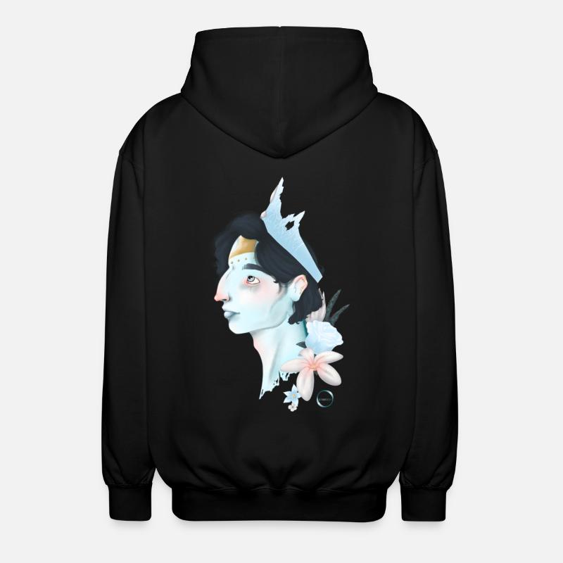 Ice prince (Ise) - Unisex Hooded Jacket - black
