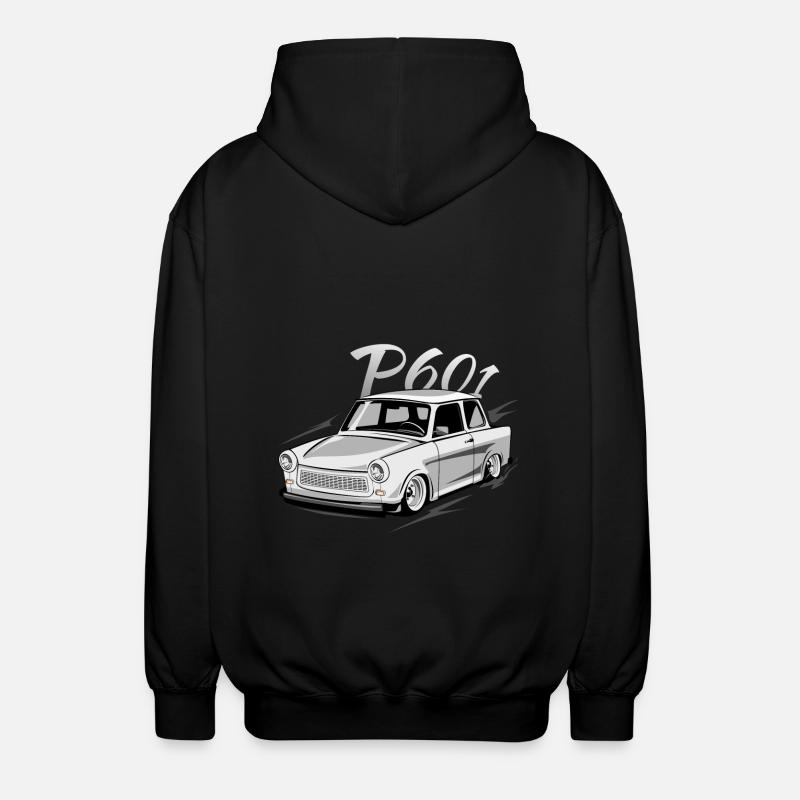  601 - Unisex Hooded Jacket - black