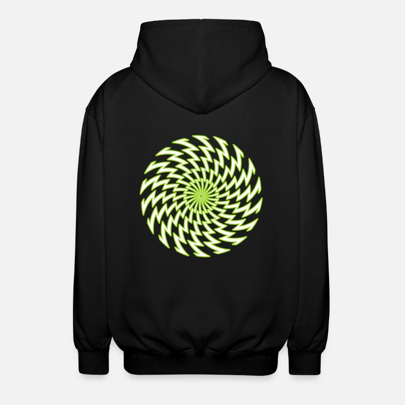Spirale 23 - Unisex Kapuzenjacke - Schwarz