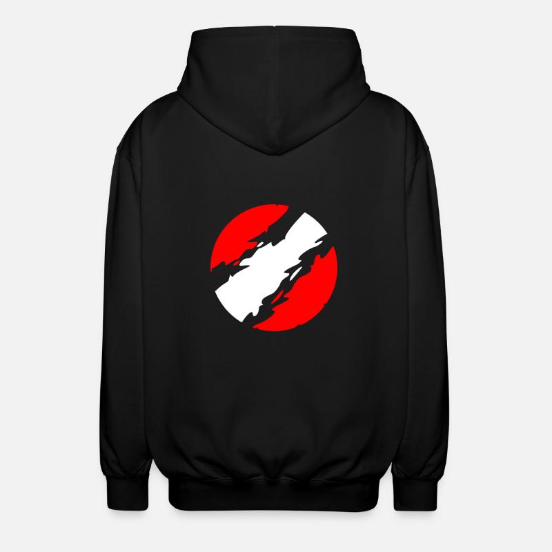 Georgia - Unisex Hooded Jacket - black
