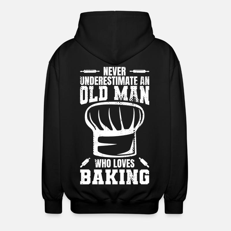 Bäcker Großvater - Unisex Kapuzenjacke - Schwarz