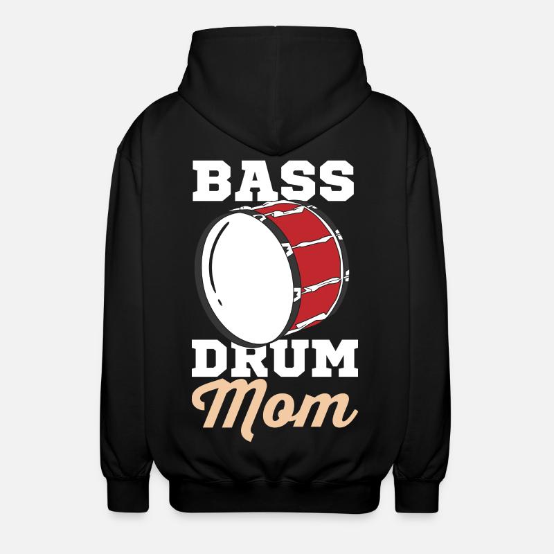 Große Trommel Mutter - Unisex Kapuzenjacke - Schwarz