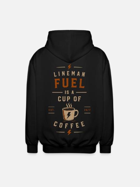 Elektriker Kaffee Energie Spannung - Unisex Kapuzenjacke - Schwarz