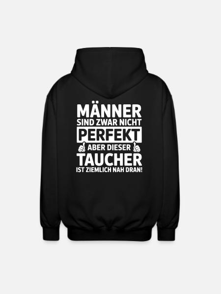 Taucher - Unisex Kapuzenjacke - Schwarz