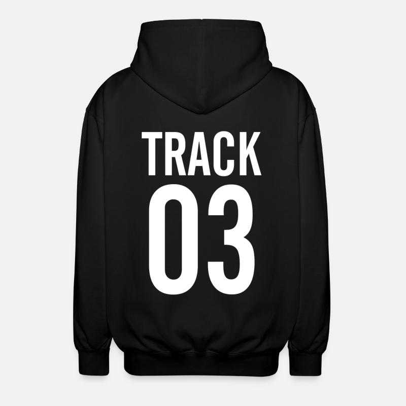 TRACK - Unisex Kapuzenjacke - Schwarz