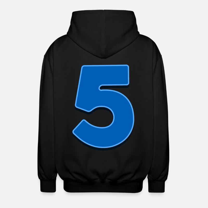 5 - Veste à capuche unisexe - noir