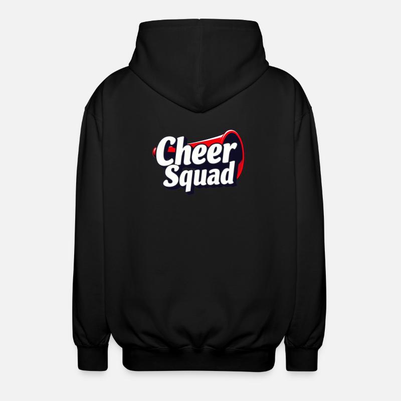 Cheer Squad Cheerleading Équipe Fun - Veste à capuche unisexe - noir