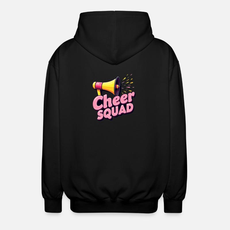 Cheerleading Cheer Squad Haut-parleur Art - Veste à capuche unisexe - noir