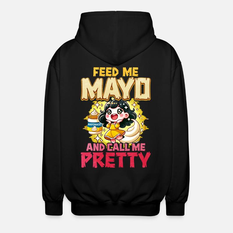 Mayonnaise - Unisex Kapuzenjacke - Schwarz