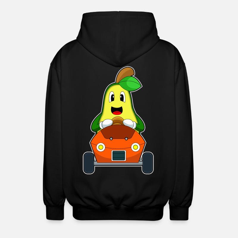 Avocado Auto - Unisex Kapuzenjacke - Schwarz