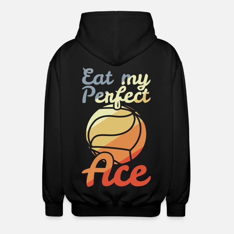 Volleyball Witz - Unisex Kapuzenjacke - Schwarz