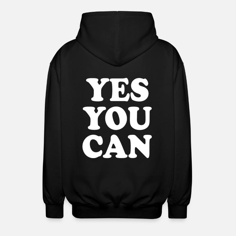 Yes you can - Veste à capuche unisexe - noir