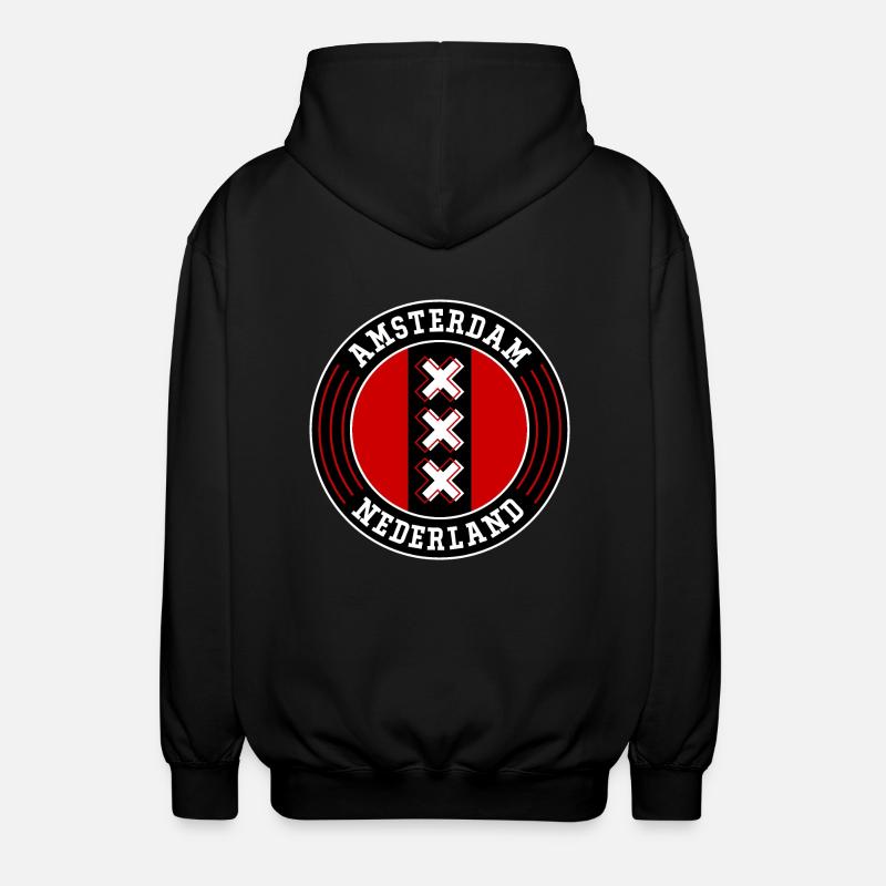 Amsterdam - Veste à capuche unisexe - noir