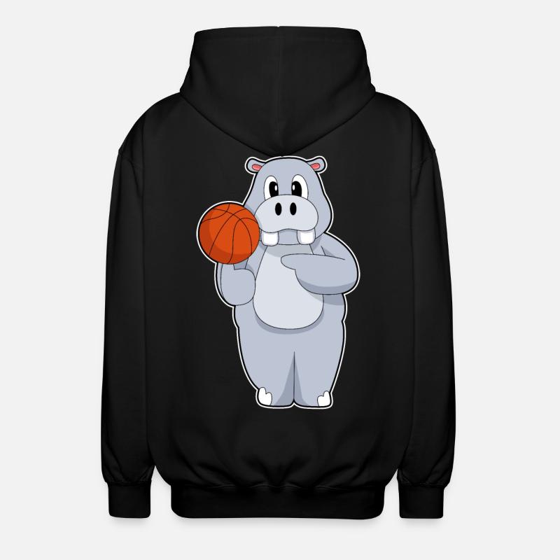 Hippo Basketteur Basketteur - Veste à capuche unisexe - noir