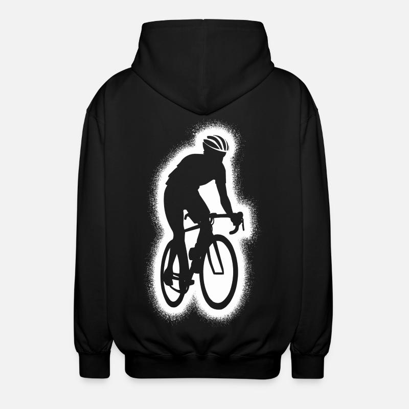 Vélo de route Vélo de route - Veste à capuche unisexe - noir