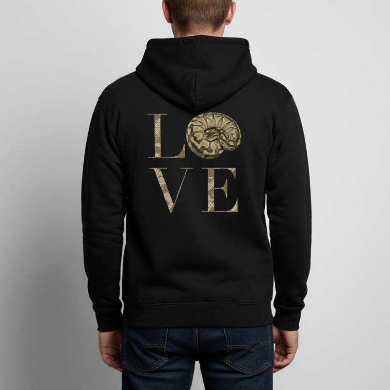 Ball Python snake Lover Unisex Hooded Jacket