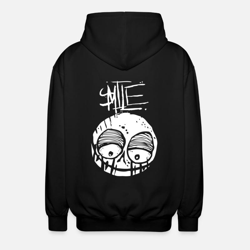 Smile - Unisex Kapuzenjacke - Schwarz
