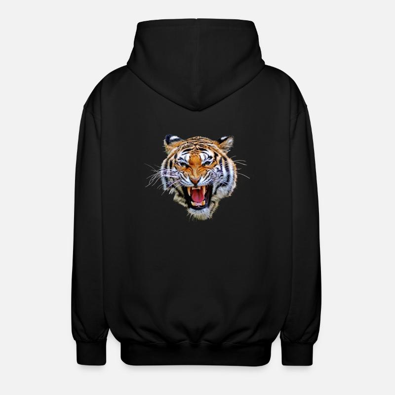 Tiger tg835 - Unisex Kapuzenjacke - Schwarz