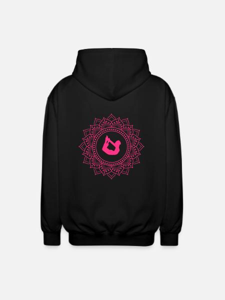 Mandala - Sports - Unisex Kapuzenjacke - Schwarz