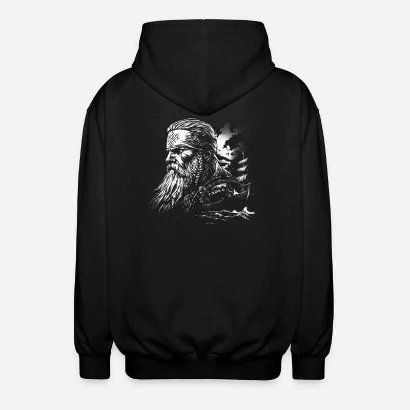 Vikings Scandinave Marins - Veste à capuche unisexe - noir