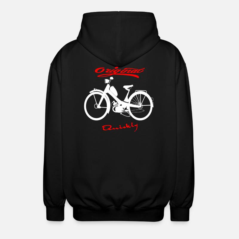 NSU Quickly Moped Cult - Unisex Hooded Jacket - black