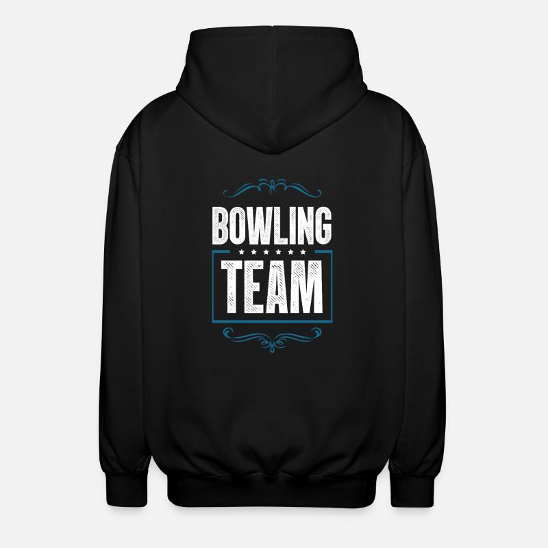 Bowling Crew - Unisex Kapuzenjacke - Schwarz