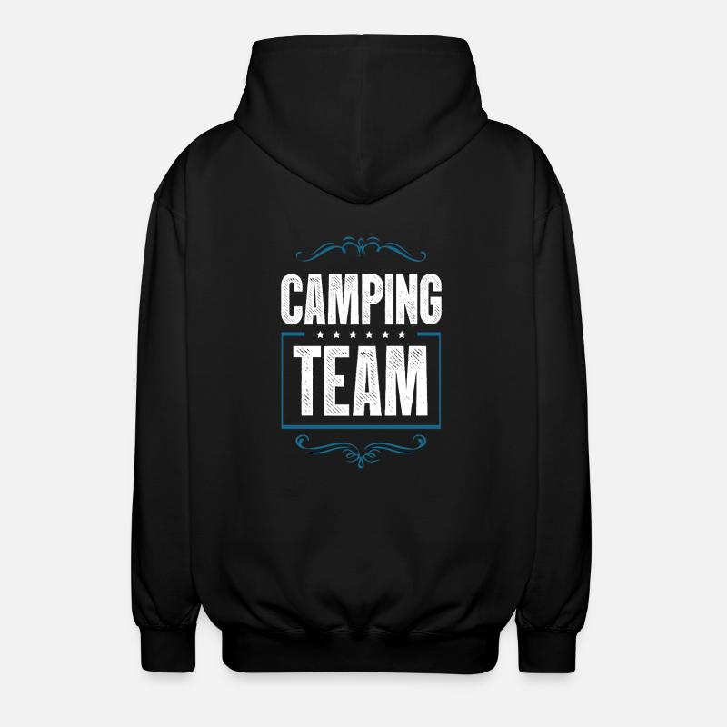 Équipe de camping - Veste à capuche unisexe - noir