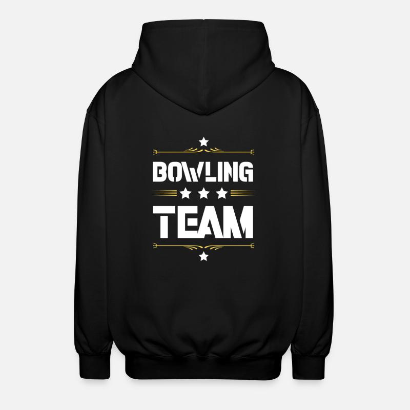 Équipe de bowling - Veste à capuche unisexe - noir