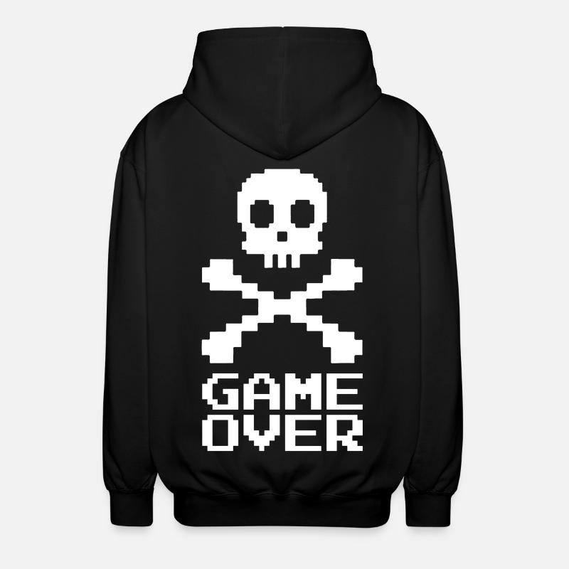 Fin de partie (blanc) - Veste à capuche unisexe - noir