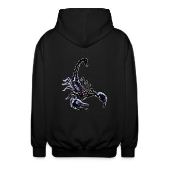 Scorpion - Veste à capuche unisexe - noir - Dos - AI Model Male 185 light (185cm)