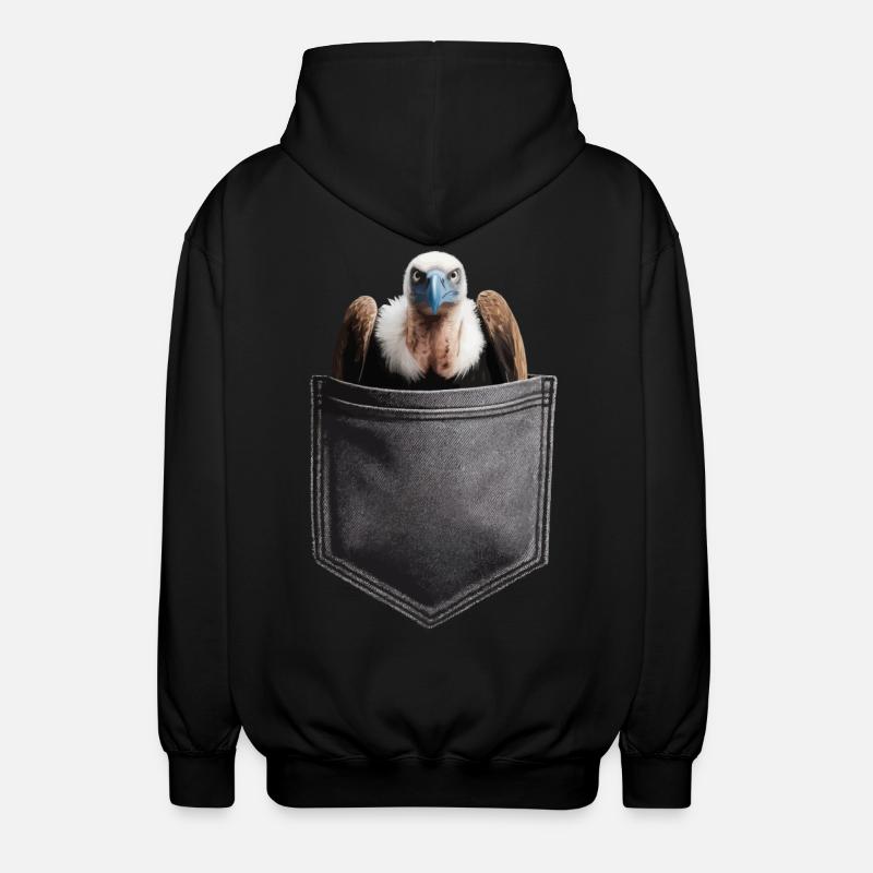 Geier - Unisex Kapuzenjacke - Schwarz