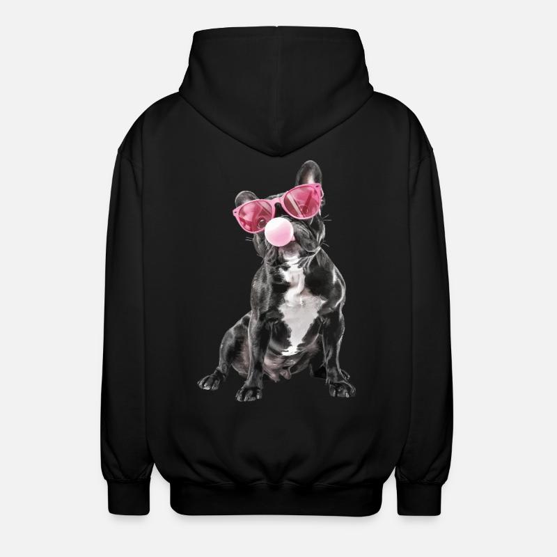 Boston Terrier - Unisex Kapuzenjacke - Schwarz