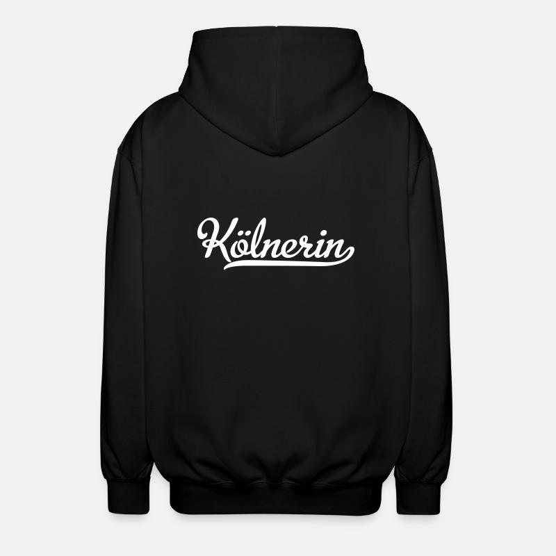 Kölnerin - Unisex Kapuzenjacke - Schwarz