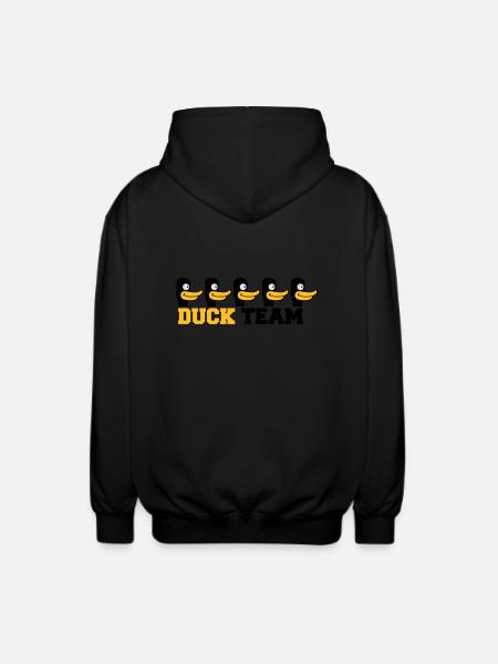 Duck Team - Veste à capuche unisexe - noir